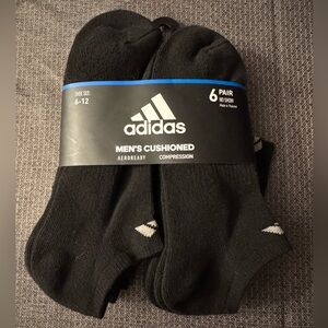 Adidas Men's Black Athletic Socks